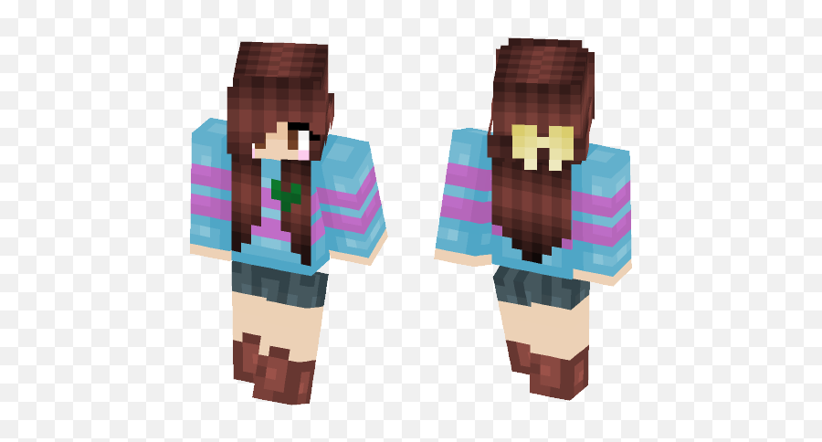 Frisk Emoji,Hidden Emotions Minecraft Skin