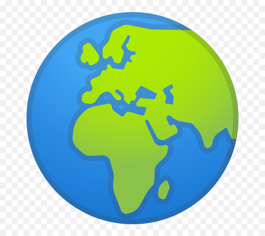 Globe Showing Europe Africa Free Icon Of Noto Emoji,Emoticon Baring Teeth