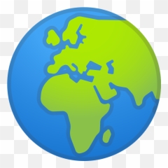 Globe Showing Europe Africa Free Icon Of Noto Emoji,Emoticon Baring Teeth