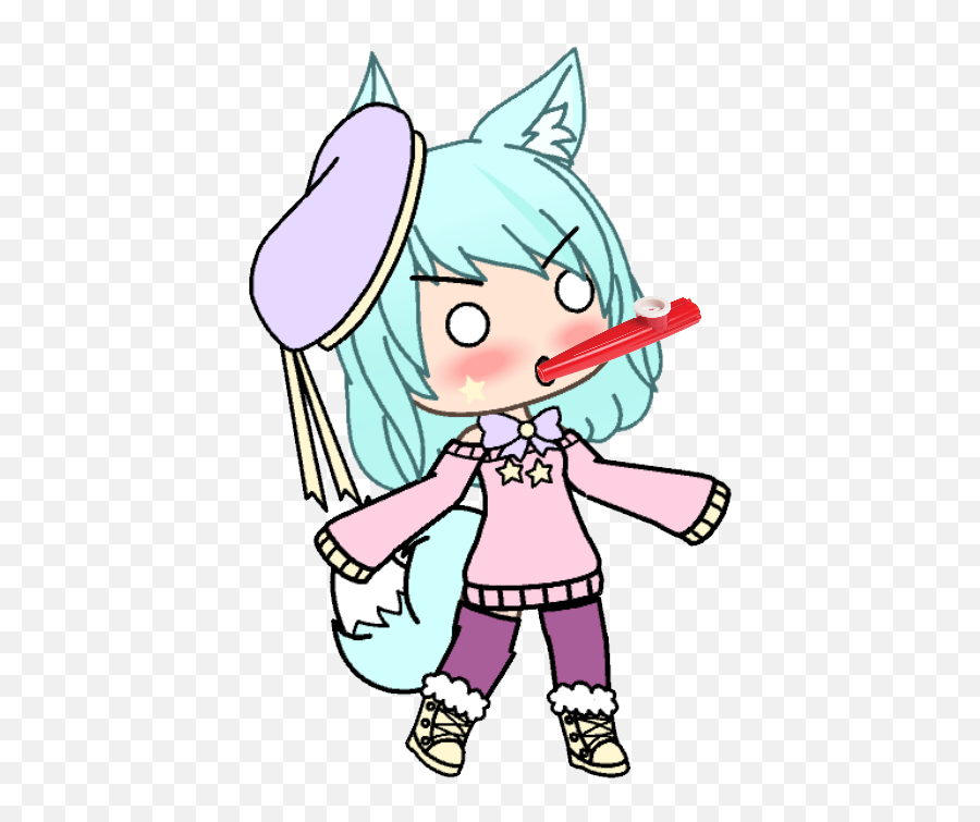 Yes Kazoo Gachalifedit Sticker - Fictional Character Emoji,Kazoo Emoji