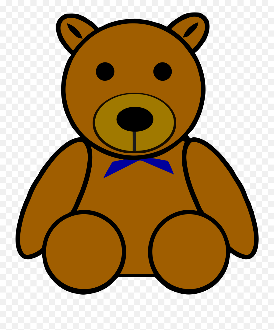 Fileteddybeersvg - Wikimedia Commons Emoji,Emotions Bear Mattel Belinda