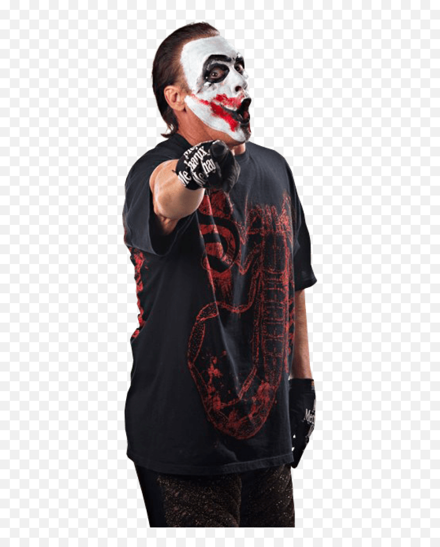 Download Sting Laughing - Tna Sting Joker Full Size Png Emoji,Joker Emoji Without Face
