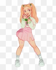 Candy Cane Girl Candycane Candycane Candy Cane Girl Emoji,Where Is The Candy Cane Emoji
