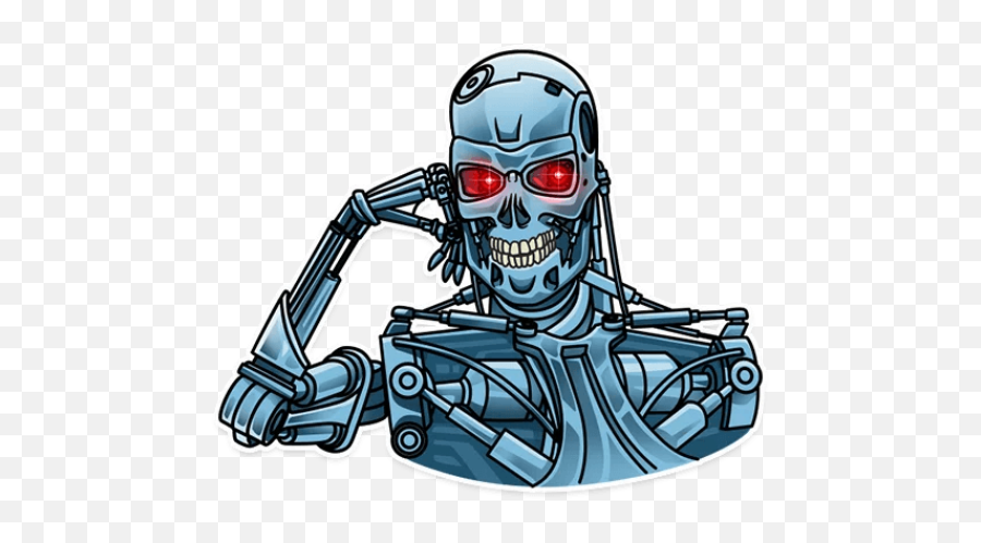 Sticker Maker - Terminator Emoji,Ios 11.3 Emojis Skull