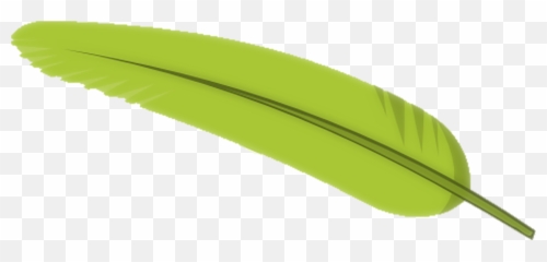Green Feather Transparent Png Images - Yourpngcom Emoji,Feather Quill Emoji