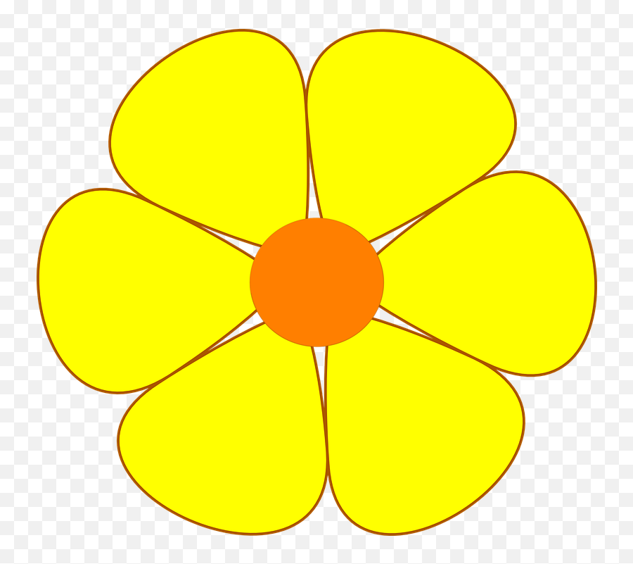 Daisy Yellow Flower - Free Vector Graphic On Pixabay Emoji,Nature Emojis