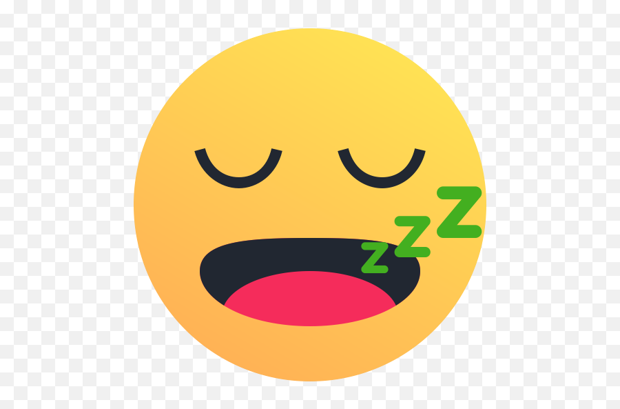 Sleepy Emoji Emoticon Reaction - Emoticon Sleep Png,Sleep Emoji