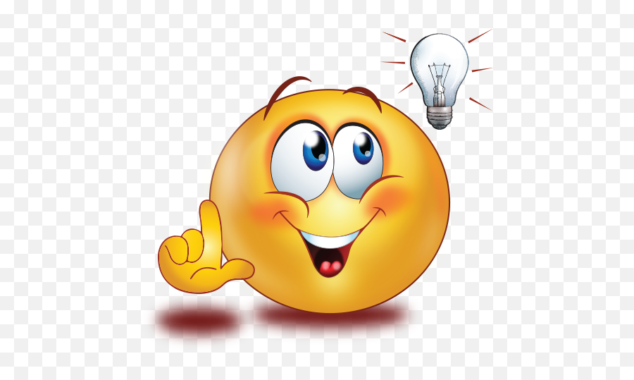 Brilliant Idea Thumb Up Emoji - Emoji With An Idea,Messenger Emoji