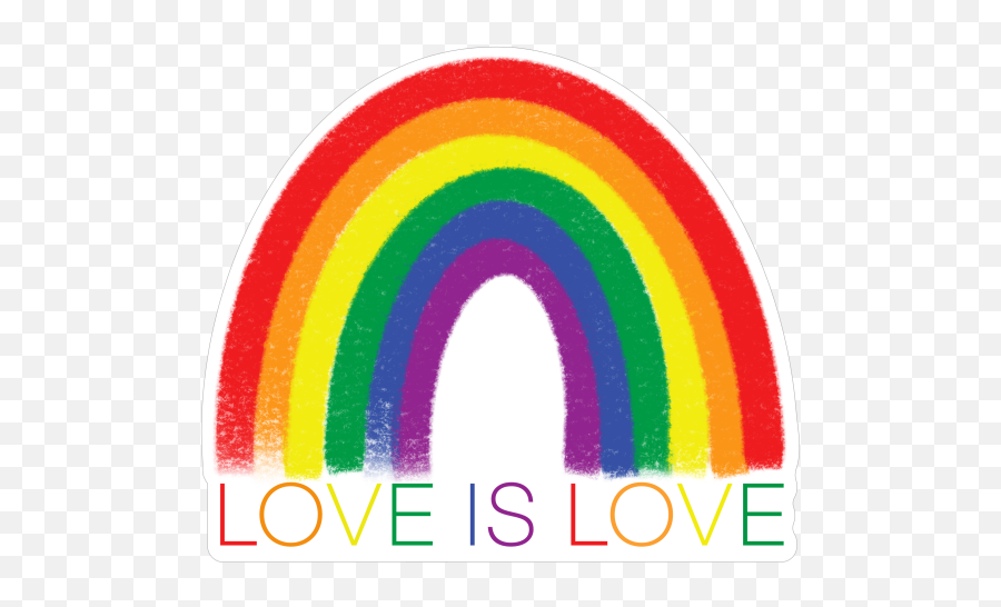 Love Is Love Rainbow Sticker Emoji,Rainbow Hand Wave Emoji