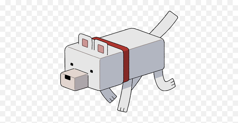 Minecraft Wolves Adventure Time Wiki Fandom - Minecraft Wolf Transparent Emoji,Fat Emoji Pillow