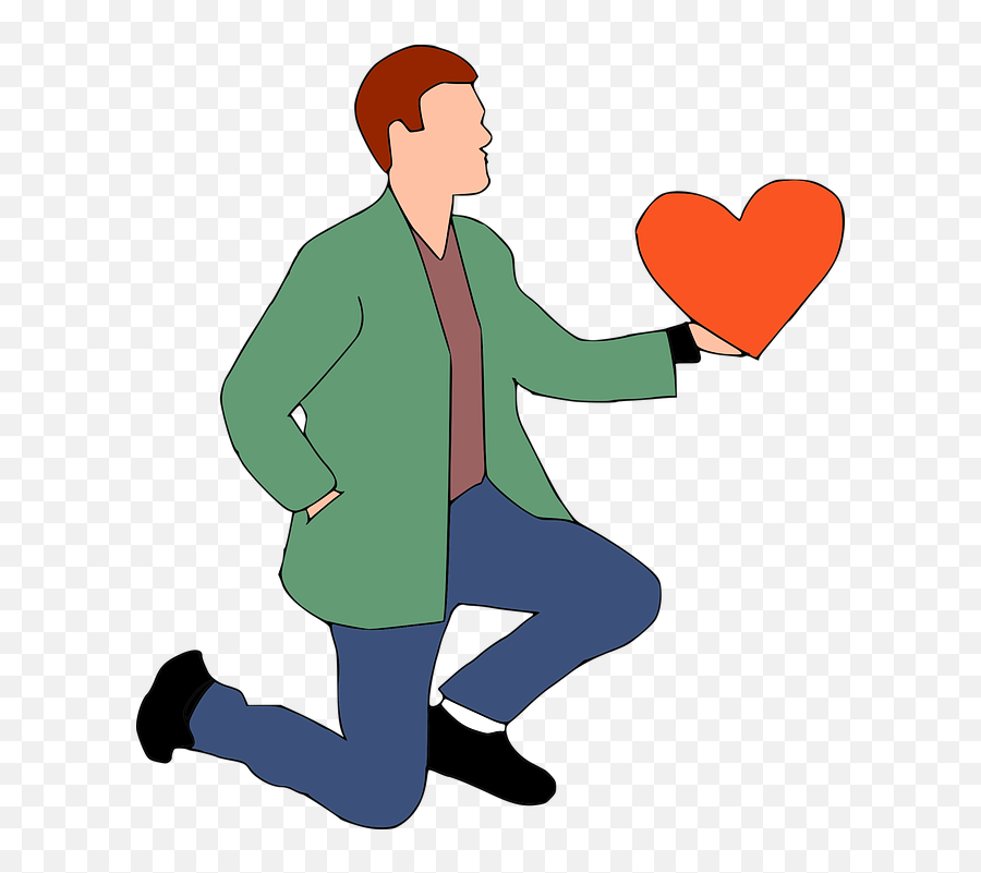 Free Vector Graphic - Man In Love Cartoon Png Emoji,Valentine Emotions