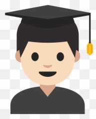 Emoji U1f468 1f3fb 200d 1f393 - Malieveld,Graduation Emoji Png