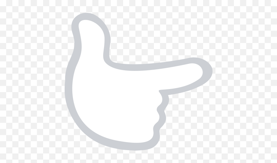 Black Right Pointing Backhand Index - Empty Emoji,Black Cloud Emoji Copy And Paste