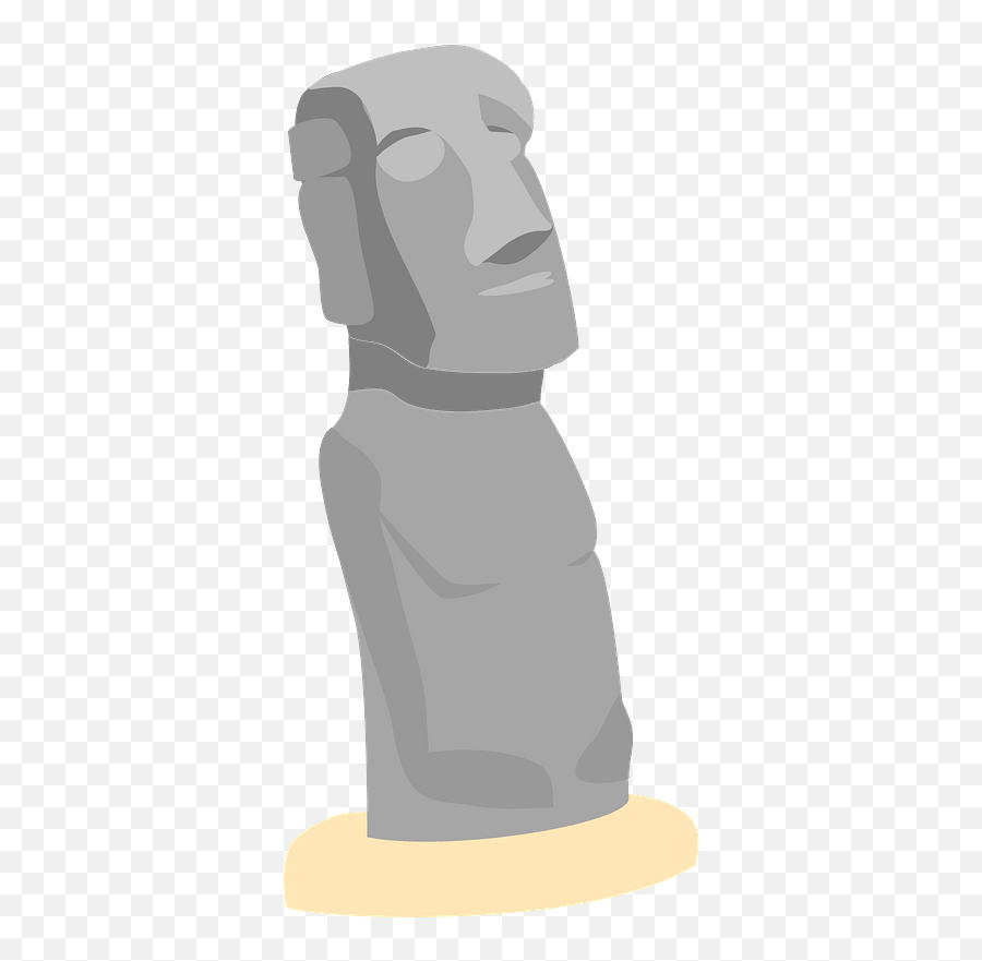 Moai Statue On Easter Island Clipart Free Download - For Women Emoji,Moyai Emoji