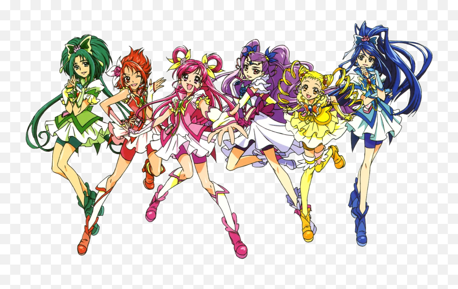 Yes Precure 5 Go Go Precure Pretty Cure Magical Girl - Precure Five Go Go Ranger Emoji,Shugo Chara Emoticons