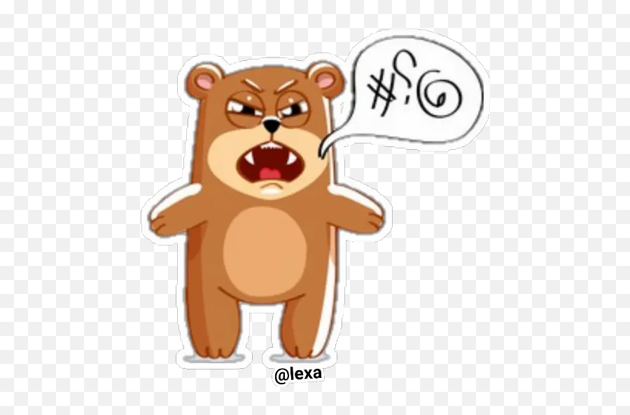 Sticker Maker - Animal Figure Emoji,Brown Bear Emoji