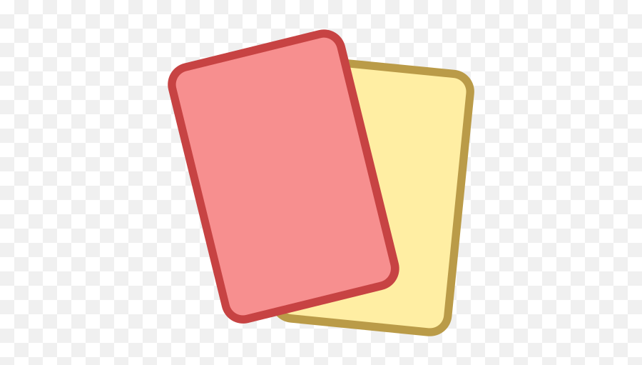 Red Card Icon - Tarjeta Roja Y Amarilla Png Emoji,Skype Soccer Emoticon