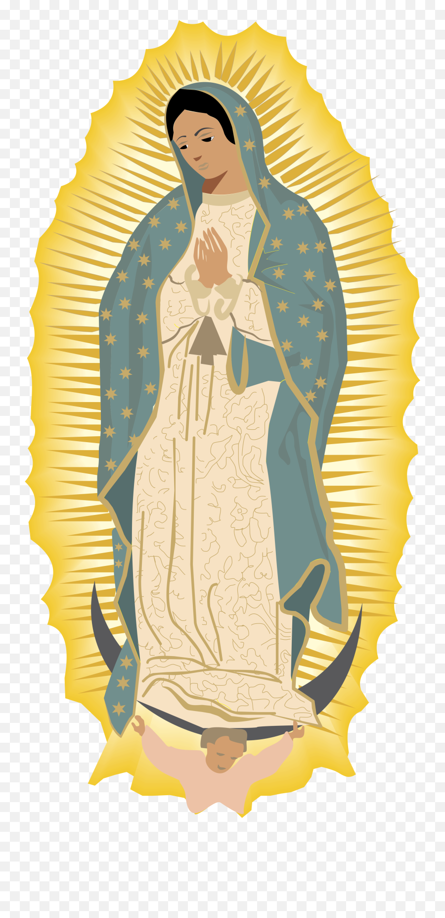 Virgen De Guadalupe Hd Posted By Sarah Mercado - Virgen De Guadalupe Clipart Emoji,Imagenes De Cojines De Emojis