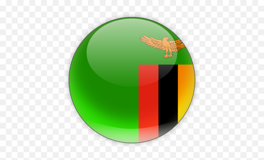 Flag Of Zambia Png - Zambia Flag Round Png Emoji,Haitian Flag Emoji