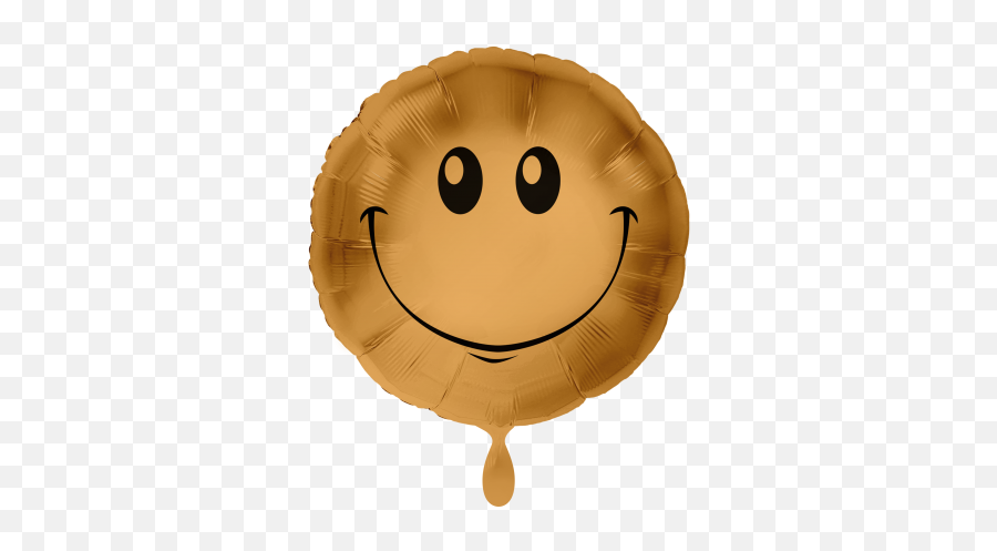 Heliumballon Smiley Gold - Westlandia Emoji,Gold Emoticon