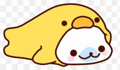 Seal Kawaii Animals Duck Adorable Sticker By Lluvstruck - Cute Kawaii Baby Chick Drawing Emoji,Seal Emoticon Kawiai
