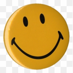 Pinbacks Smiley Face Pin Collectibles Thrivingkidsconnectioncom - Smiley Face Aesthetic Png Emoji,Emoticon Drinking Glasses