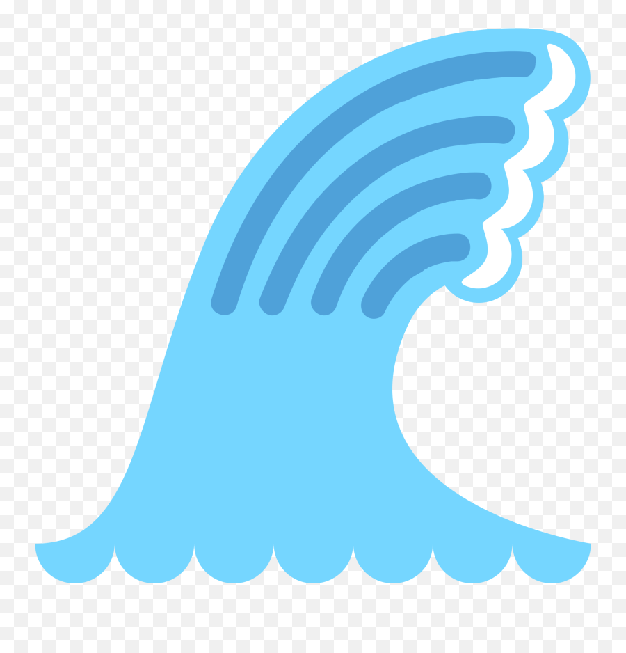 Water Wave Emoji Clipart - Corrientes Marinas Emoji,Ocean Wave Emoji