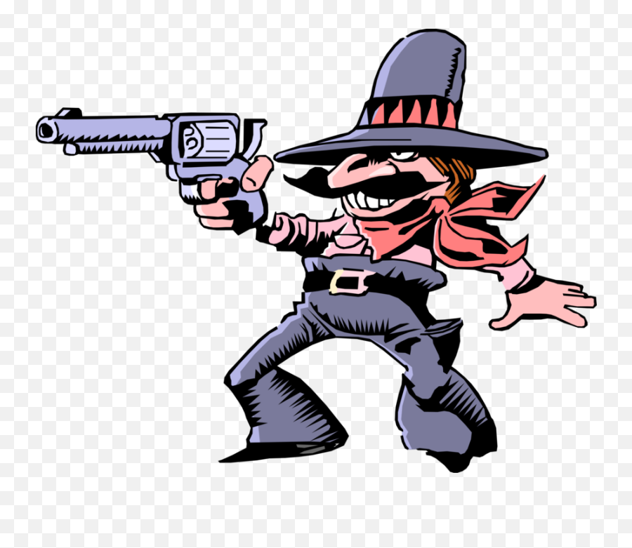 Mexican Hombre Bandito - Mexican With Gun Png Emoji,Mexican Bandido Emoji