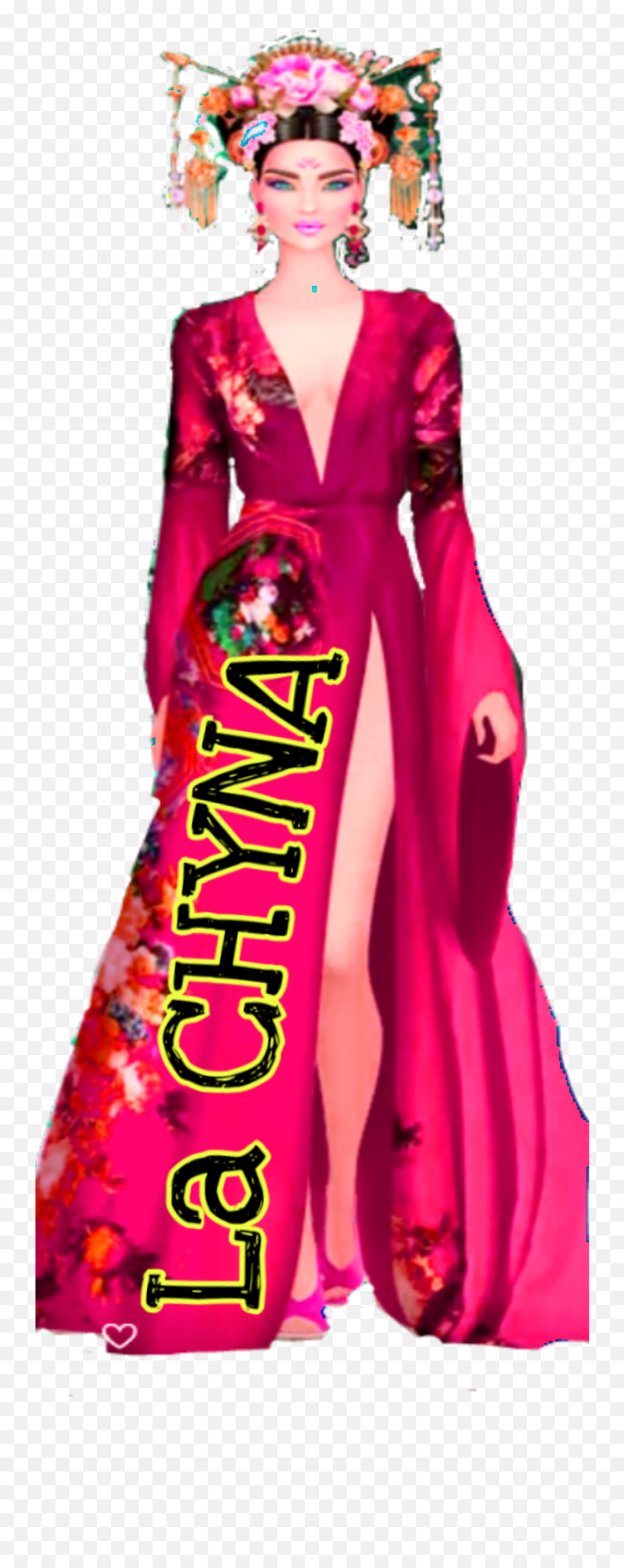 La Chyna Sticker - Floor Length Emoji,Chyna's Emoji