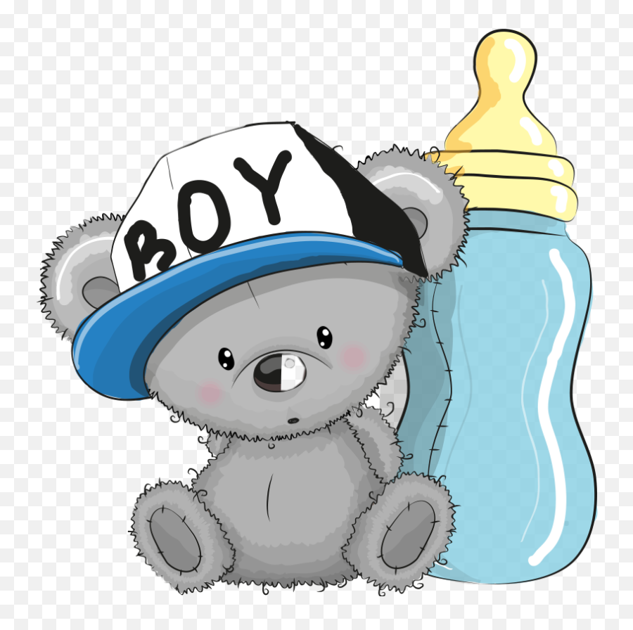 The Most Edited Babyu0027s Picsart - Cartoon Teddy Bear Boy Emoji,Baby Bottle Emoji Clipart