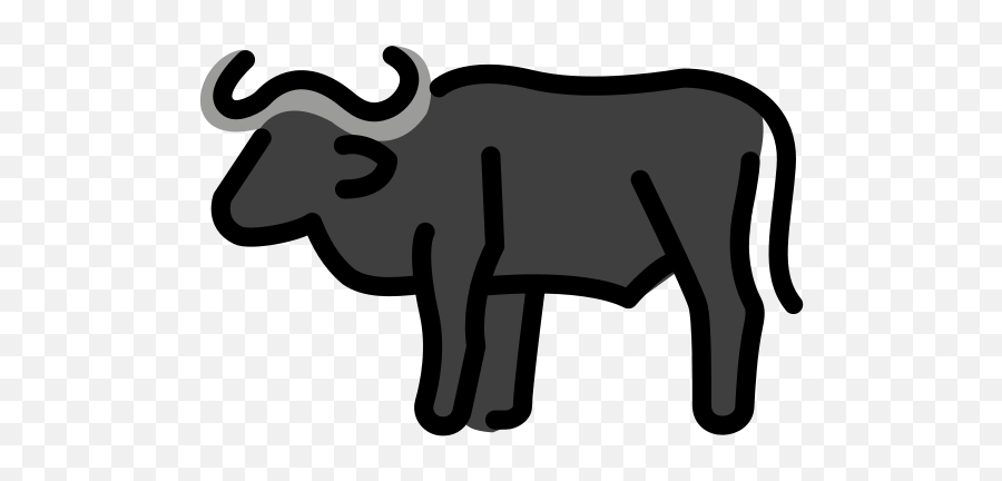 Water Buffalo Emoji - Emoji Bufalo,Bull Emoji