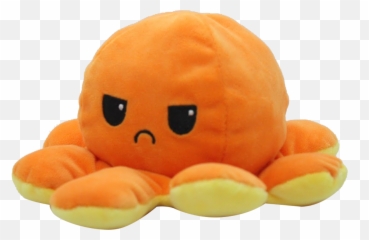 Emotional Reversable - Soft Emoji,Brain Octopus Emotions