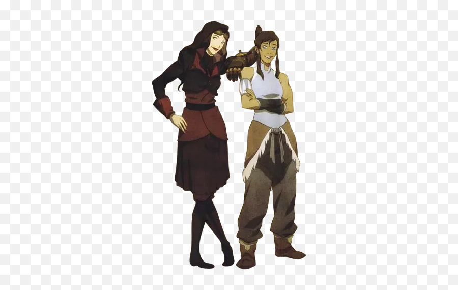 In China Who Love American Cartoons - Transparent Korra And Asami Emoji,Tom And Jerry Emotions