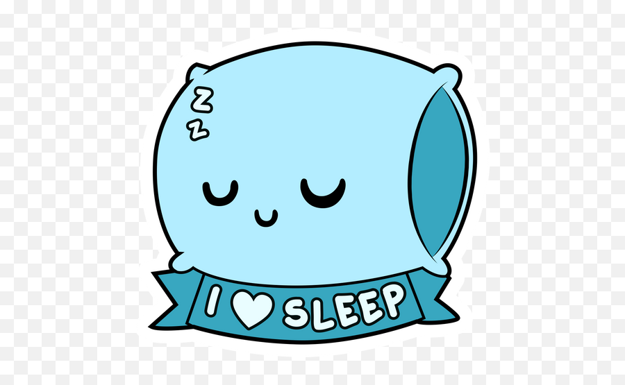 Pillow I Love To Sleep Sticker - Sticker Mania Pillow Sticker Emoji,Chill Pill Emoticon