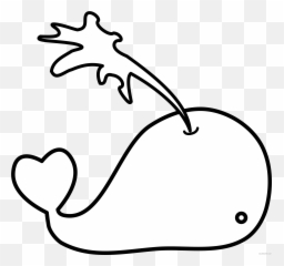 Whale Coloring Pages Whale Love - Whale Black And White Png Emoji,Free And Whale Emoji