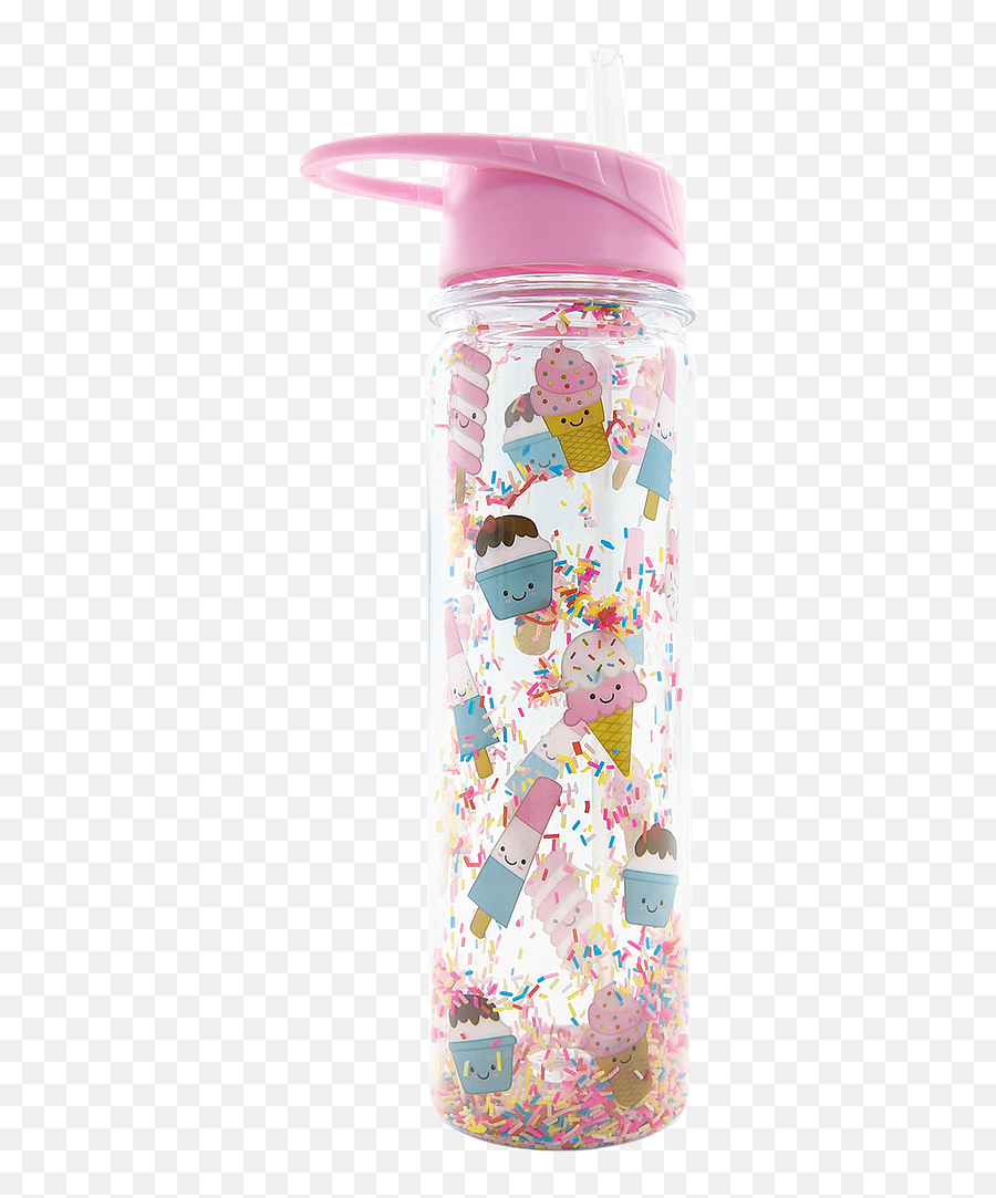 Fun Water Bottles Kids Drinkware - Water Bottle Emoji,Plastic Tumblers With Emojis