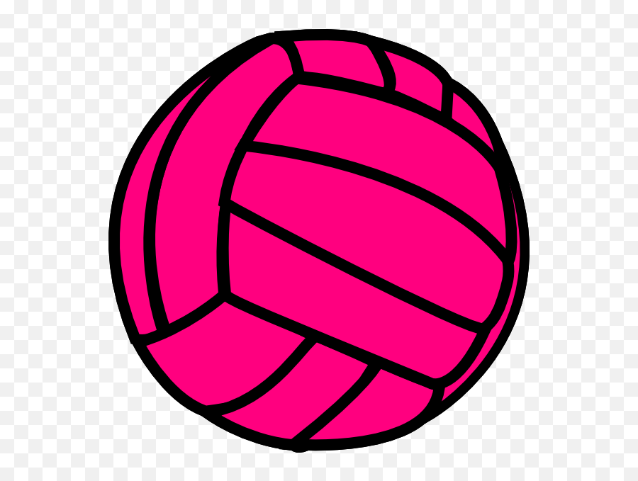 Pink Volleyball Drawing Free Image Download - Volleyball Clipart Png Emoji,Voleyball Emotions