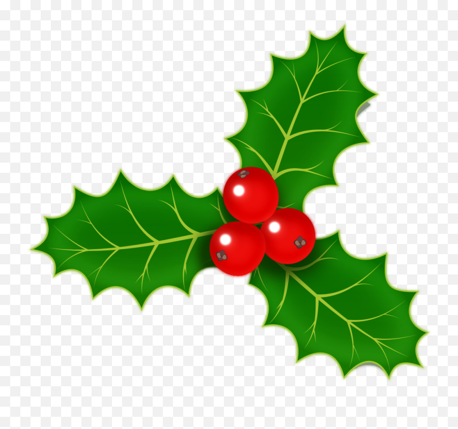 Christmas Symbols - Holly Png Transparent Background Emoji,Holly Emoji Copy And Paste
