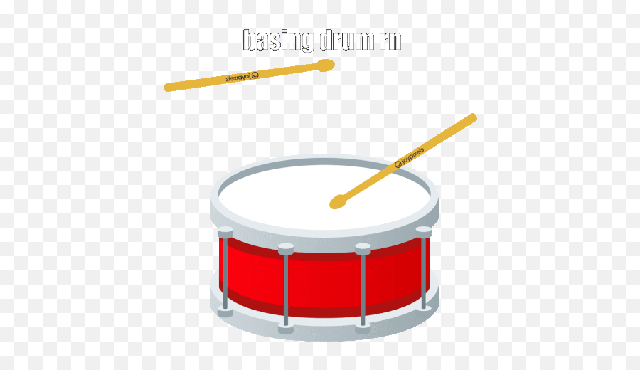 Drum Basing Basing Drum - Drum Emoji,Badum Tss Emoticon