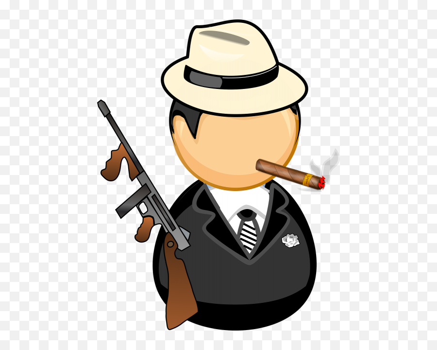 Art Nouveau Chicago 30 - Gangster Png Emoji,Emoticons With Cigars