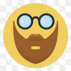 Hipster Vector Svg Icon - Fashion Men Icon Circle Png Emoji,Hippie Emoticons