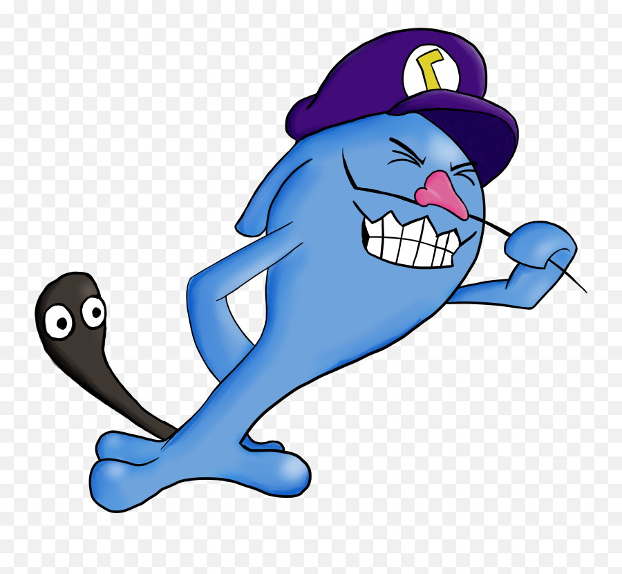 Wahboluigi - Wobbuffet Luigi Album On Imgur Emoji,Pokemon Wobbuffet Face Emoticon