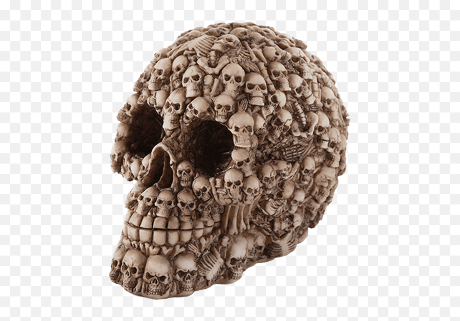 Pile Of Skulls Png - Boneyard Skull Statue Skull Emoji,Statue Of Emojis