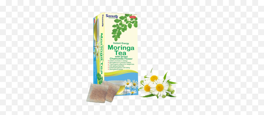 Moringa Tea Bags With Camomile Flower Emoji,Markez Mixed Emotions