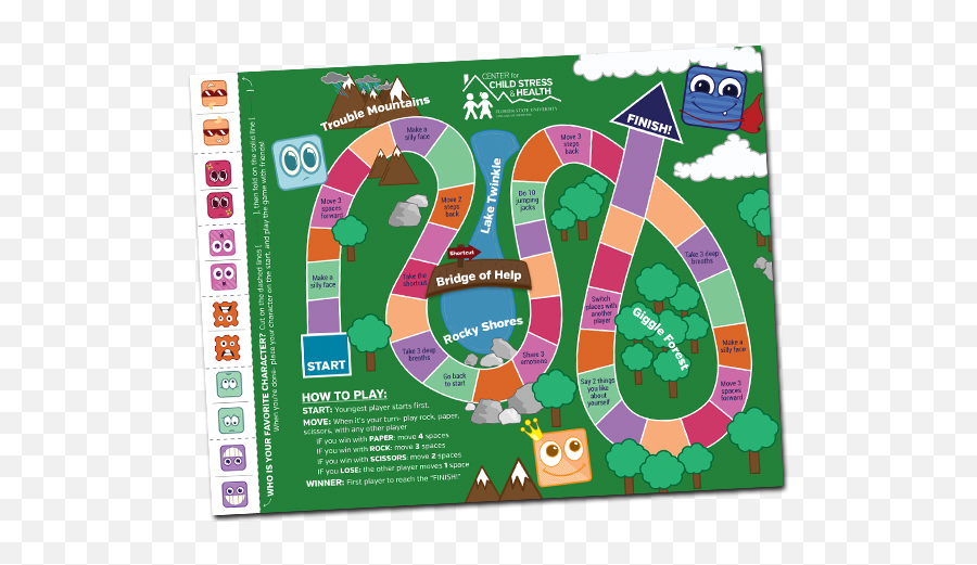 Center For Child Stress U0026 Health Emoji,Boardgame About Emotion