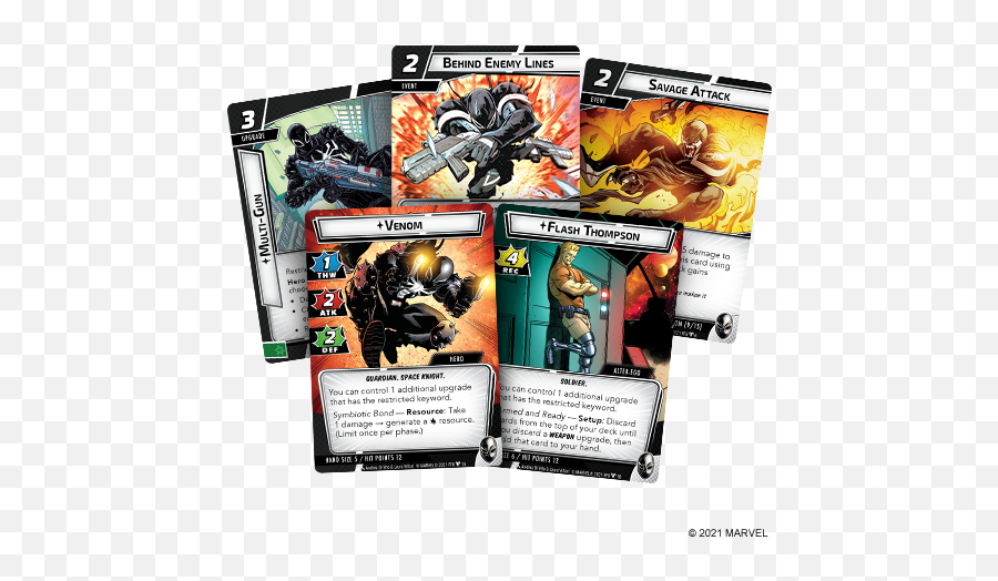 Fantasy Flight Games Marvel Champions Lcg Venom Hero Pack Emoji,Symbiote Emotions