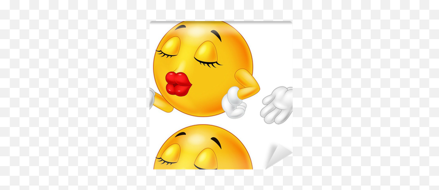 Emoticon Smiley Blowing A Kiss Wallpaper U2022 Pixers U2022 We Live Emoji,Kissy Face Emoticon On Facebook