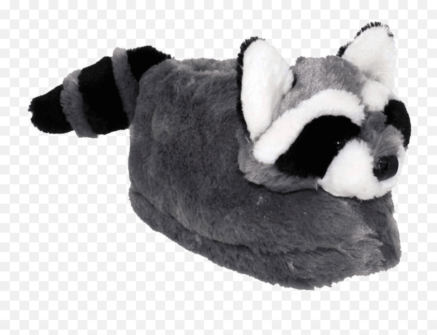 Raccoon Slippers Emoji,Puppy Face Emoji Pillow