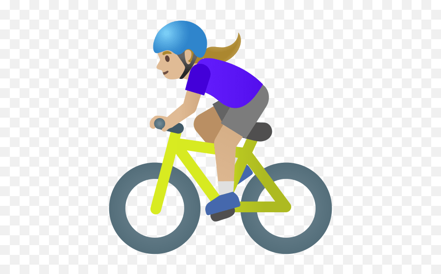 U200d Mujer En Bicicleta En Tono De Piel Claro Medio Emoji,Emoji Bandera Inglesa