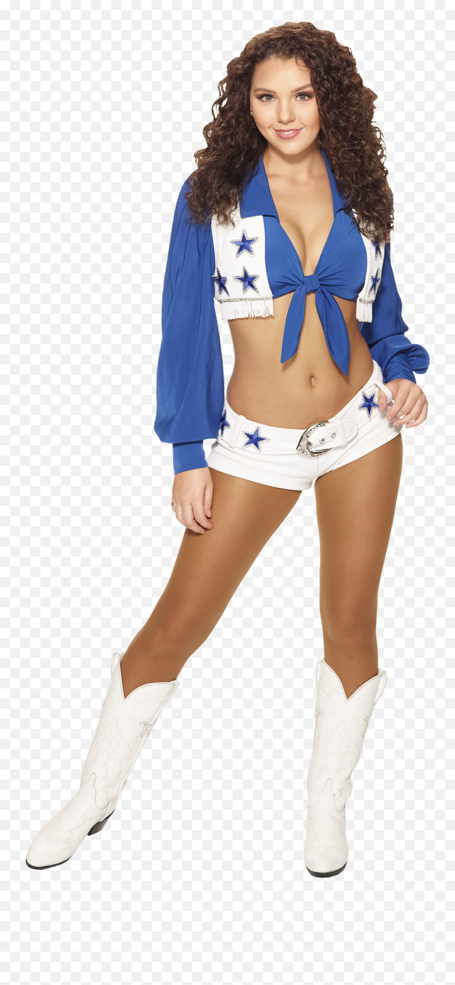 Maddie S11 Rookie Dallas Cowboys Cheerleaders Making Emoji,Emoticon Cheerling Moving